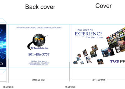 Video Brochure Cover Design