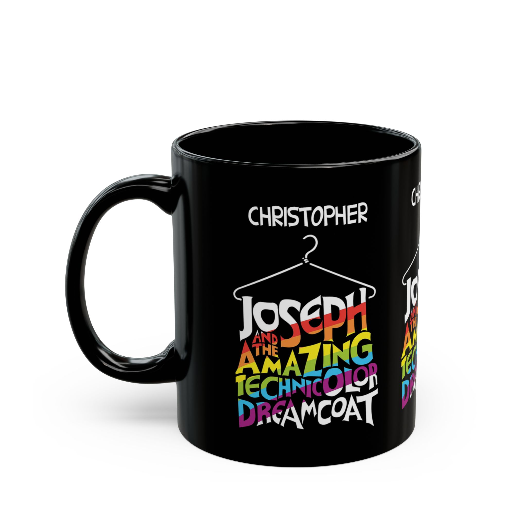 Personalized Joseph Name Mug for Lovers of Musical Theater, or Actors and Crew of the Broadway Stage Play, Mug Gift - Image 3