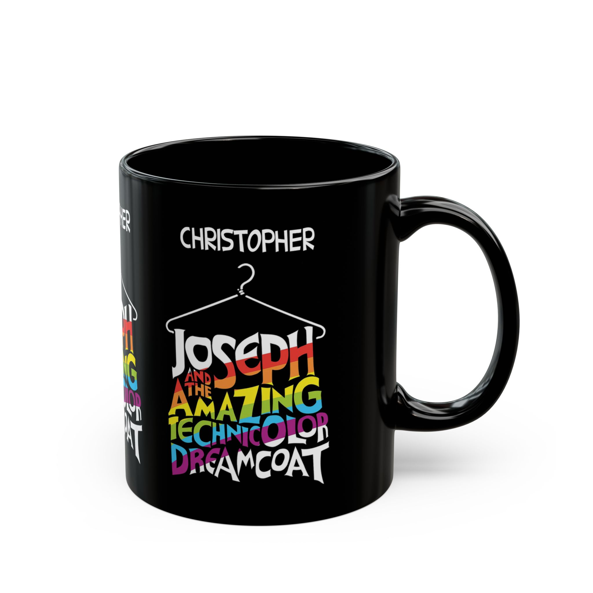 Personalized Joseph Name Mug for Lovers of Musical Theater, or Actors and Crew of the Broadway Stage Play, Mug Gift - Image 2